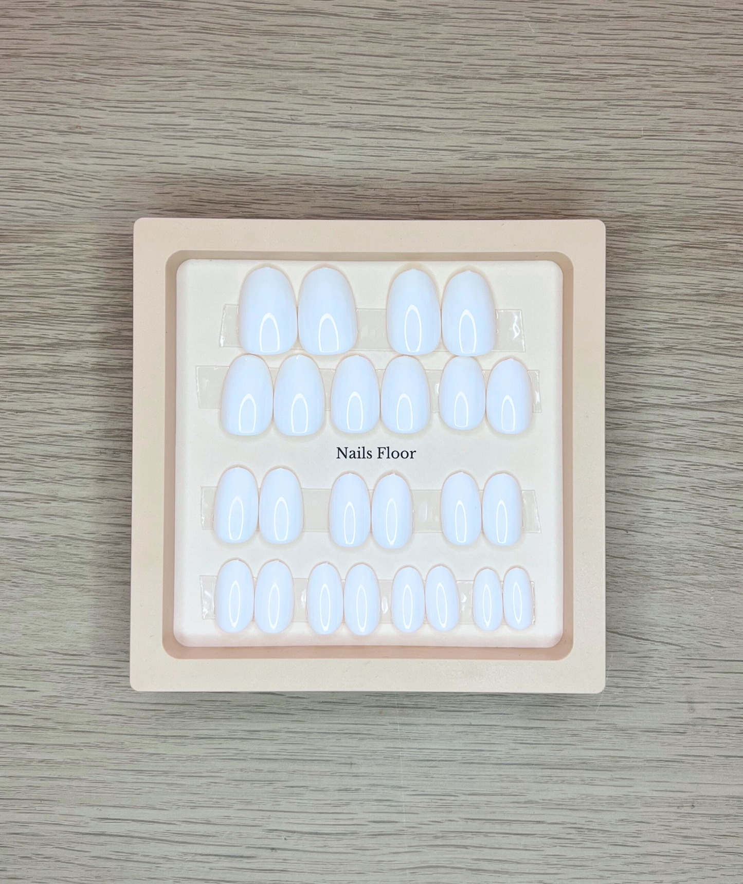 Faux ongles - Amande Blanc